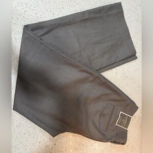 NWT Ann Taylor size 10 signature fit straight gray trousers